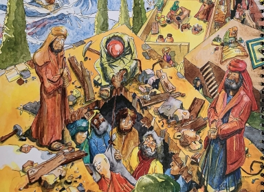 Udsnit af Den Store Lille Bibel