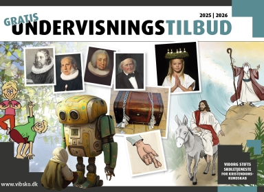 Folderen for undervisningstilbud med grafik