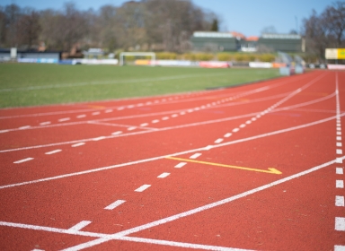 Løbebanen på Skive stadion