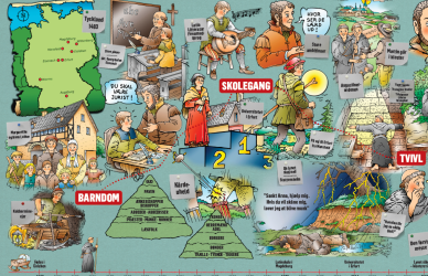 Udsnit af fortælletæppet om Martin Luther Udsnit af fortælletæppet om Martin Luther