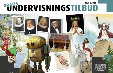 Folderen for undervisningstilbud med grafik