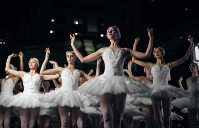 Piger der danser ballet